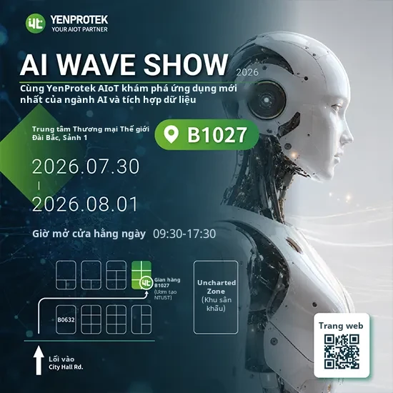 YenProtek sắp tham gia triển lãm AI WAVE SHOW 2026!