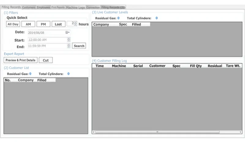Gas Cylinder Filling Management System