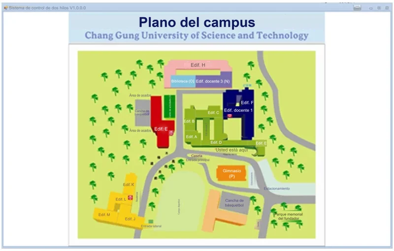 Sistema de control de iluminación para la Chang Gung University of Science and Technology