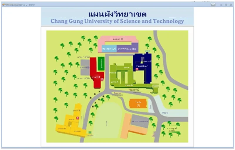 ระบบควบคุมไฟส่องสว่างของ Chang Gung University of Science and Technology