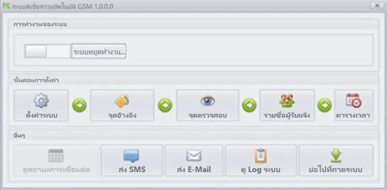 การพัฒนาโปรแกรมส่งการแจ้งเตือน