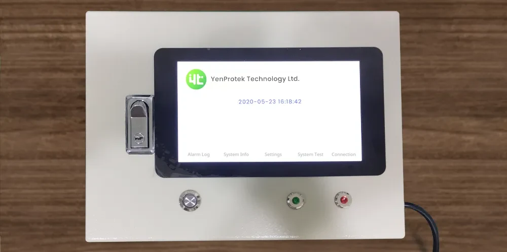 Smart Earthquake Monitoring and Alarm HMI Screen 1