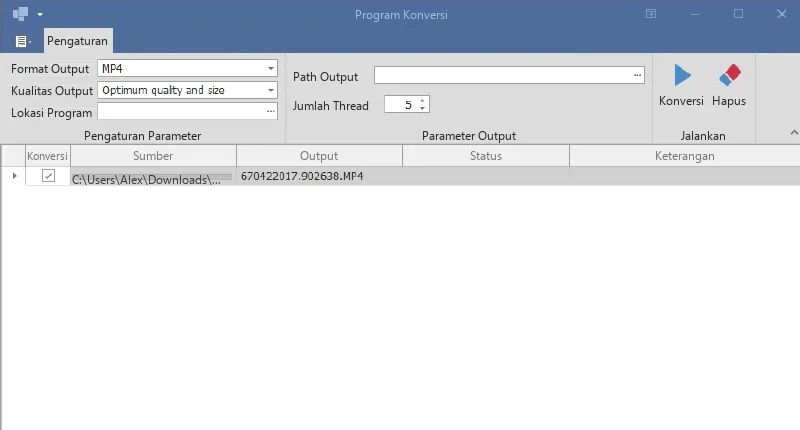 Pengembangan Program Konversi File Kustom